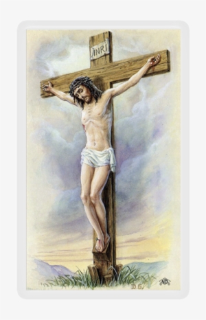 Crucifixion - San Francis Imports-crucifixion Custom Prayer Card