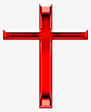 Red Jesus Cross Png - Red Christian Cross Png