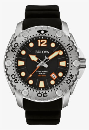 Bulova Watch Seaking Gents - Bulova Sea King Uhf 96b228 Watch