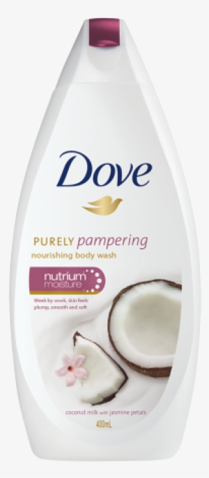 Purely Pampering Coconut And Jasmine Body Wash 400ml - Dove Purely Pampering Body Wash, Coconut Milk