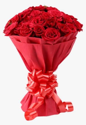 Hot Red Roses - Rose Bouquet For Birthday