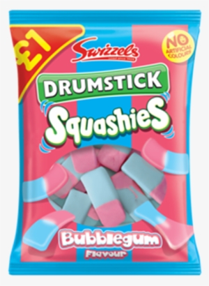Picture Of Swizzles Squashies Drumstick Bubblegum Bag - Swizzels Drumstick Squashies Bubblegum Flavour