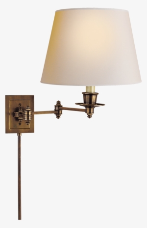 Lamp Lighting Swing Arm Wall Lamp Mounted Mount Gold - Visual Comfort S2000hab-np Studio Swing Arm Lights/wall