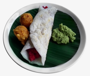Eat Crispy Hot Masala Dosas, Dipping Pieces In Sambar - Masala Dosa