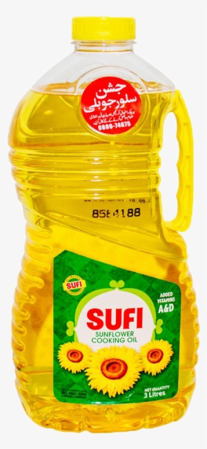 Sufi Sunflower Cooking Oil Bottle 3 Ltr - Simply Sufi