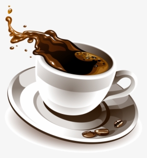 Splash Coffee Cups - Good Morning Coffee Png