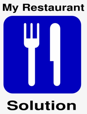 My Restaurant Solution Blue Svg Clip Arts 456 X 598