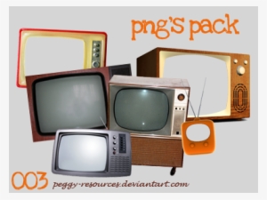 Png S Pack 003 By Peggy Resources - Old Tv