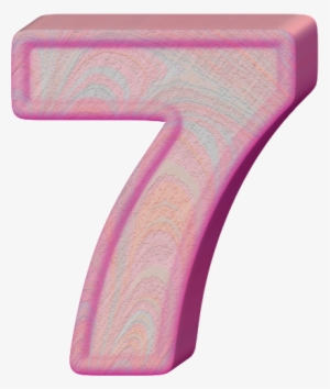 Birthday Cake Numeral - Cake 7 Years Png