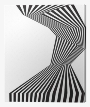 Black And White Mobious Wave Stripe Optical Abstract - Optics