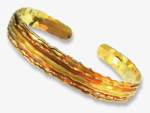 18k Gold Open Bracelet - The Melting Walls
