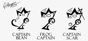 Clip Art Black And White Stock Post Symbols Frog Captains - Aptare