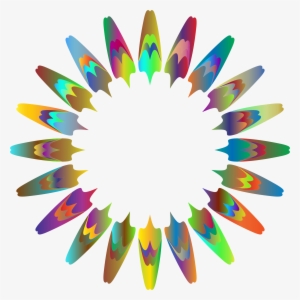 This Free Icons Png Design Of Prismatic Abstract Flower
