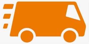 Next Day Icon - Icon Delivery Transparent Orange