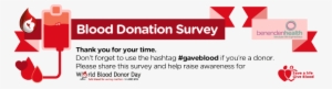 Don't Forget To Use The Hashtag - Blood Donation