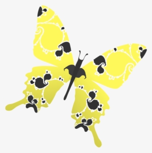 Yellow Butterfly Butterfly Illustration, Royalty Free - Pieridae