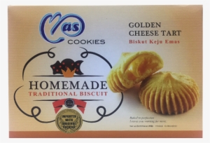 Mas Cookies Golden Cheese Tart 10g X 11 Small Packet - Mas Cookies Homemade Traditional Cookies
