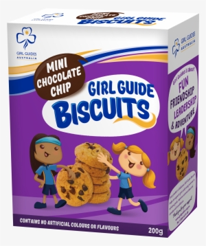 Our Mini Choc Chip Biscuits Are 20% Chocolate Chips - Girl Guide Biscuits Australia