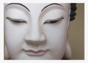 Close-up Of Chinese Style Buddha Face - Carving