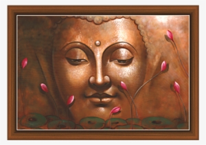 Ratnatraya Buddha Frame Wall Hanging | Home Dcor