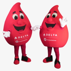 Buddy The Blood Drop - Canadian Blood Services Mascot