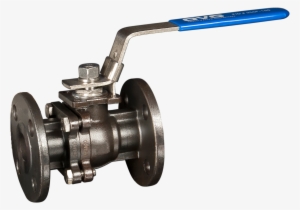 2 Piece Flanged Carbon Steel Ball Valve - Valves Png