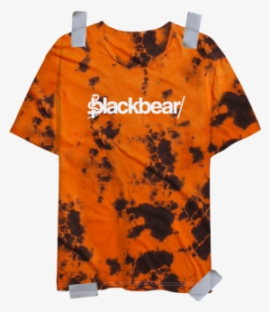 Orange Logo Dyed Tee - Blackbear Tie Dye Shirt