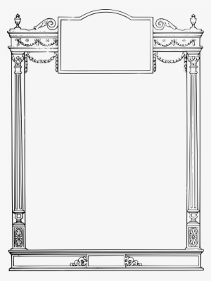 This Free Icons Png Design Of Roman Frame With Frills