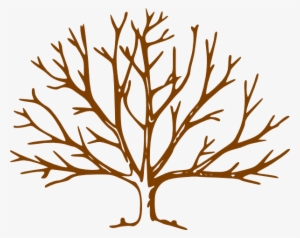 Tree Clip Art At Clker - Draw A Winter Tree