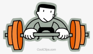 Bodybuilding And Weight Lifting Royalty Free Vector - Olympic Weightlifting