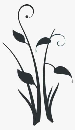 Decor Clipart Png File Tag List, Decor Clip Arts Svg - Plants Clip Art Black And White