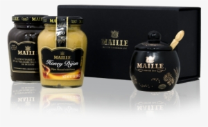 Maille Honey Duo Mustard Collection Out Of Box - Maille Dijon Mustard With Honey Delivered Worldwide