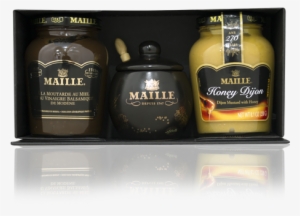 Maille Honey Duo Mustard Collection In Box - Maille Dijon Honey Mustard