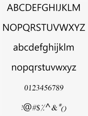 Diwani Letter Example - Font Simple