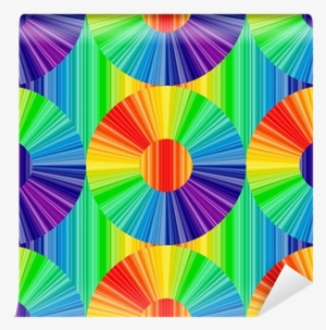 Rainbow Colored Vector Background Wall Mural • Pixers® - Painting
