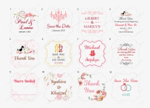 Wedding Favour Tag Designs And Printing