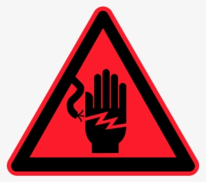 Electrical Safety Symbols Clip Art - Electricity Warning Sign Vector