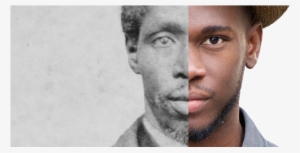 Young African American Male Side By Side With A Black - Descendences Of Frederick Douglass