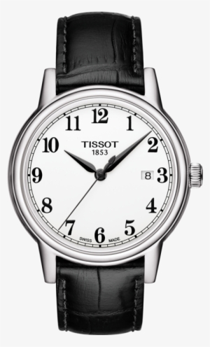 Tissot Carson Quartz Watch With White Dial And Black - Timex Watch Price Old