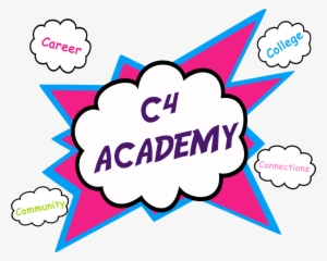 C4 Academy Logo 2018 With Words - Portable Network Graphics