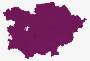 Central Asia - Asia Purple Map