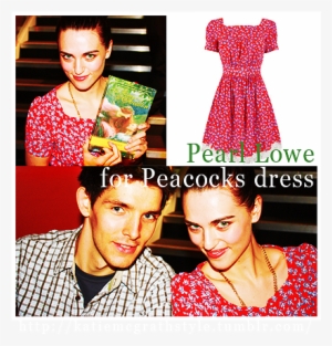 Pearl Lowe For Peacocks Dress - Colin Morgan And Katie Mcgrath