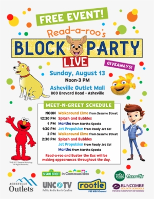 Join Read A Roo, Buster The Bus, And Other Friends - Asheville Outlets
