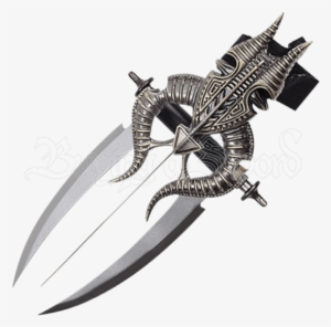 Ram Horn Triple Wrist Blade - Wrist Mounted Blade