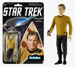 Captain Kirk Reaction Figure - Star Trek Gorn Reaction Figure