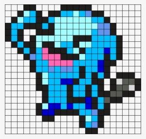 Wobbuffet Perler Bead Pattern / Bead Sprite - Pixel Art Pokemon Wobbuffet
