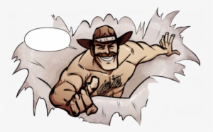 Transparent Saxton Hale For All Your Transparent Saxton - Cartoon