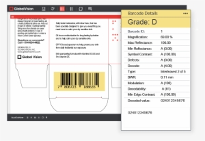 Barcode Inspection - Package Barcode Software