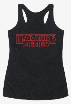 Harambe Memes Racerback Tank Top - Universe Is Under No Obligation To Make Sense To You