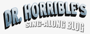 Sing A Long Png - Dr Horrible's Sing Along Blog Logo